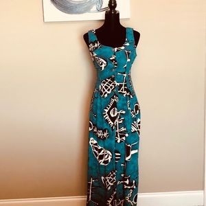 Vintage Printed Jumpsuit